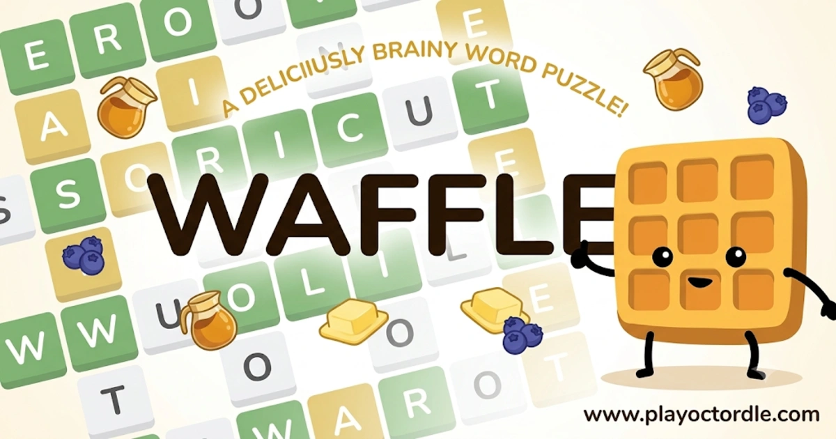 Waffle Game letter-swapping word grid